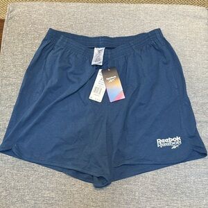 Reebok Women Rie Short, Blue, XL